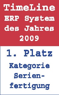 Siegel 2009 ERP-System des Jahres