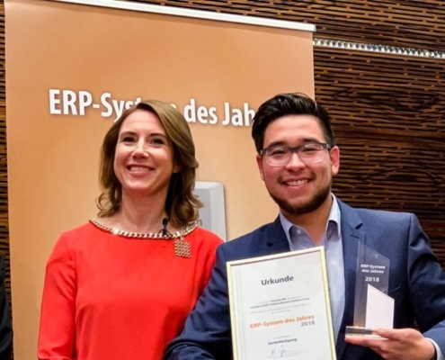 ERP-System des Jahres Award gewonnen
